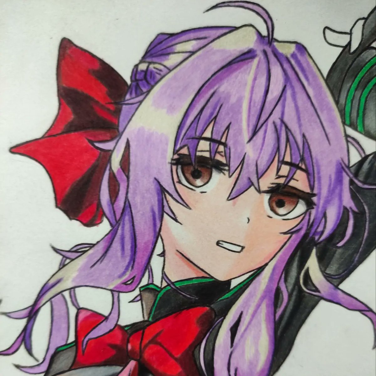 andyqueen_art's tweet photo. 💜Shinoa Hiragi - Owari no Seraph🟣

#traditionalart #artist #fanart #shinoa #shinoahiragi #owarinoseraph #sketch #lineart #animeart #mangaart #artetradicional #artwork #sketching #lineartist #coloring #colordrawing https://t.co/B0SZPoMY4E