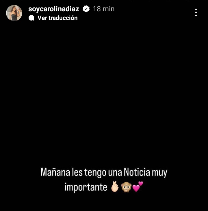 UpdatesCaroDiaz's tweet photo. Todos atentos a mañana, va a haber una notocia sorpresa que todos esperaremos ansiosos, ya queremos saber!!
Perfil de Carolina para estar atentos: https://t.co/VdXEyLvHbc https://t.co/Ru9x8acvld