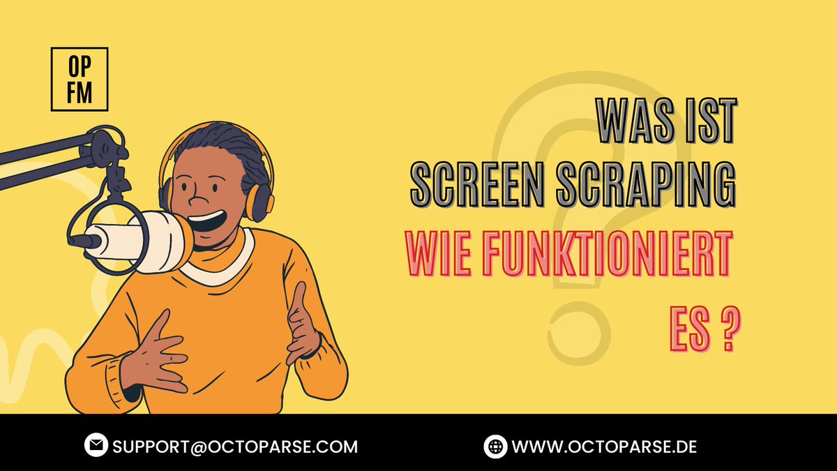 OctoparseD's tweet photo. #DataAnalytics #datamining #datacollection 
Es gibt oft eine Frage, ob #webscraping und #ScreenScraping gleich sind. Wahrscheinlich wären Sie auch verwirrt.
Keine Sorge. OP FM würde Ihnen mitteilen, was Screen Scraping ist und wie es funktioniert!
➡https://t.co/SiXimLpW5i https://t.co/DvhVhPC81a