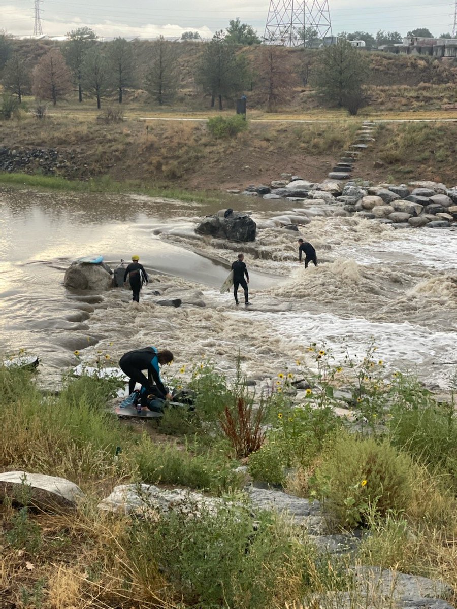 turquoise_trex's tweet photo. #heynext what floods, we went surfing on the South Platte.. https://t.co/0XaE4CO6e3