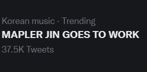 jinmemoir's tweet photo. Keep using the keyword + tag 🙇‍♀️

Can we reach 100K tweets ?? 🥺

MAPLER JIN GOES TO WORK
#KimSeokjinXMaplestory https://t.co/LXnMLGioYh