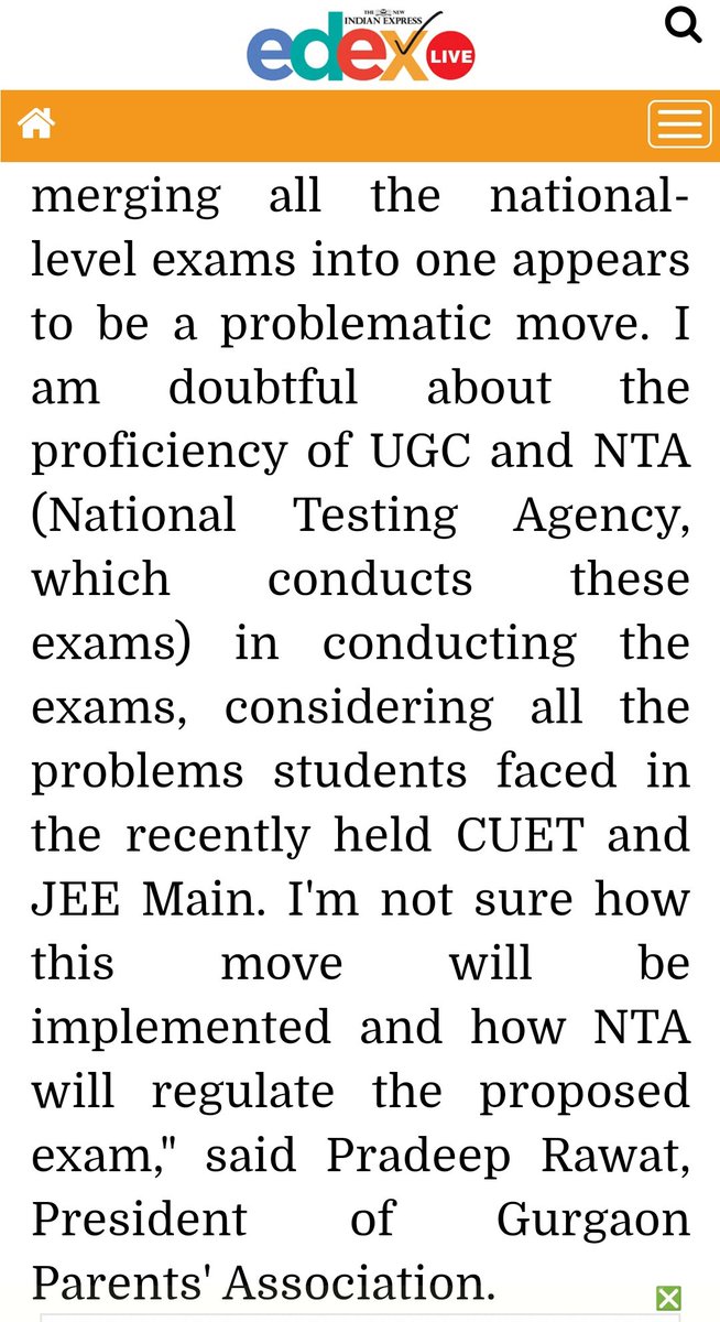 ThePradeepRawat's tweet photo. When #JEEMains2022 #CUETUG2022 #NEETUG22 all conducted separately still had many issues then merging all into one is an uphill task ?
Instead, provide
#JEEMainsThirdAttemptForAll 
#NEETUG2022ExtraAttempt 
#UGC #NTA must focus on student welfare rather than floating new ideas? https://t.co/7ned2bBuOQ