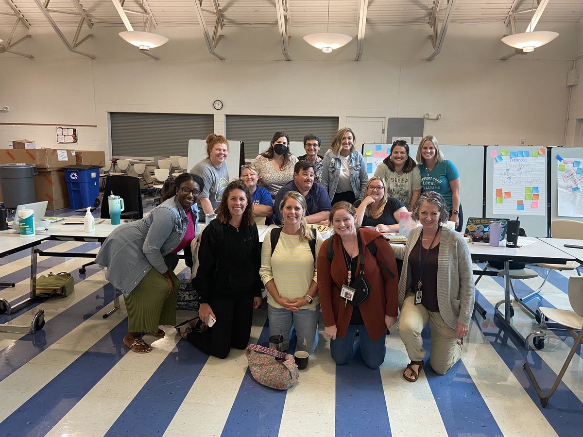 The Building Leadership Team at MRHE worked hard on our final day of the retreat. They are all smiles because of their hard work and progress. #aCULTUREforLEARNING #GRACEandGRATITUDE <a href="/MRH_Schools/">MRH School District</a>