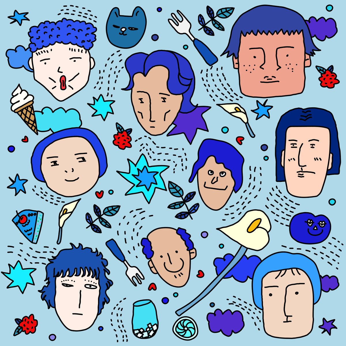 FACE DAY
When I sit still in a coffee shop, I see a lot of people.👀
opensea.io/assets/ethereu…
#knft #knftartist #NFT #nftart #RhythmicalNFT #opensea #illustration #moonlandnft #face