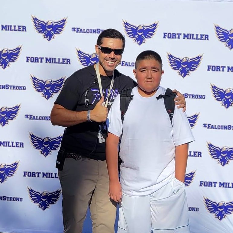 FortMillerMS's tweet photo. Welcome Back Falcons! We hope you had a great first day. We loved seeing all your beautiful faces and your #firstdayFIT.
#WelcometoTheFort #falconstrong #fortfam #fusdfamily #fusdproud @fresnounified https://t.co/CzbH55Liwa
