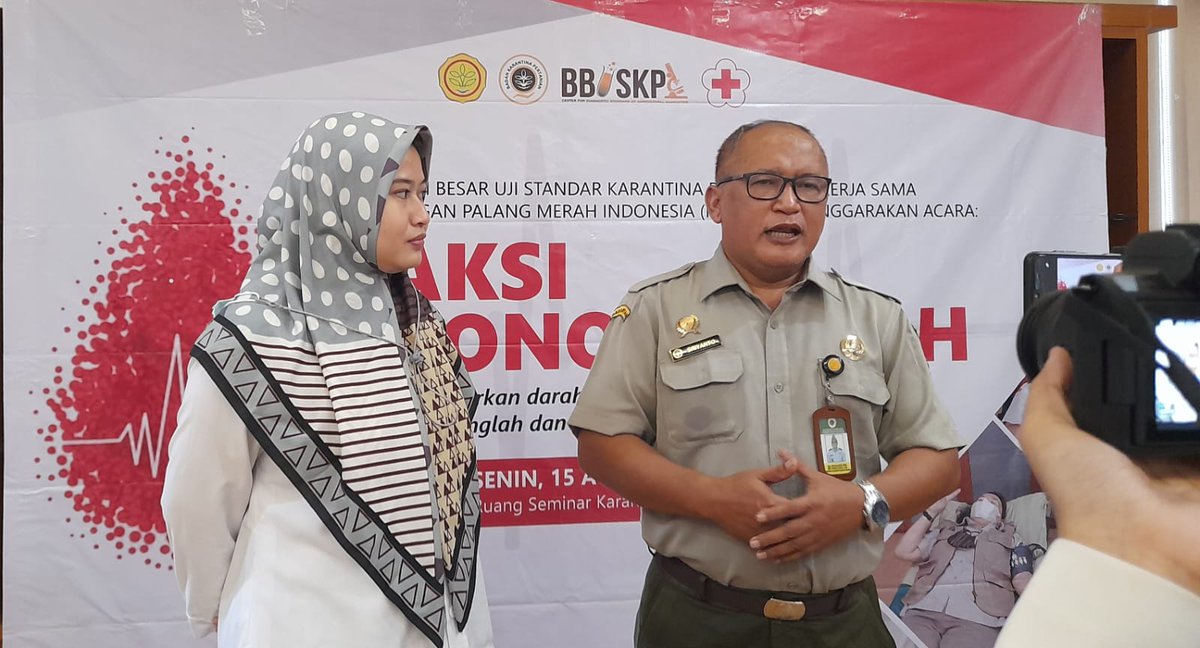 ujistandar's tweet photo. Sambut HUT RI ke-77, Karantina Pertanian Uji Standar Gelar Aksi Donor Darah
Jakarta (15/08)
#HUTRI77
#SemarakMerdeka
#KarantinaPertanianUjiStandar https://t.co/BalBa3HhO7