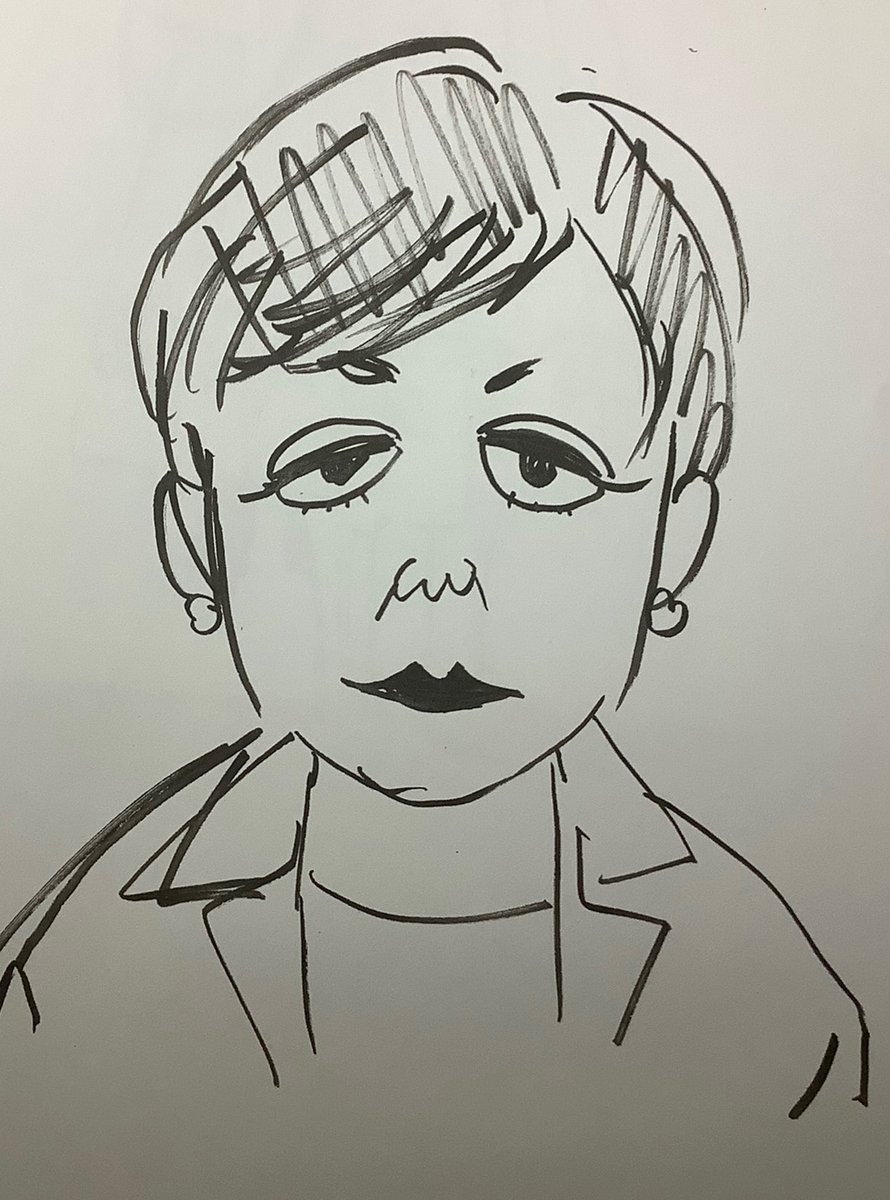 結構似顔絵好きみたいで、描きやすそうな人がテレビに出てくると、手が遊んで勝手に描いてしまう
でもこれ4枚目は誰もわからんと思う
イケメンほど難しい
イケメンの人ですごめんなさい 