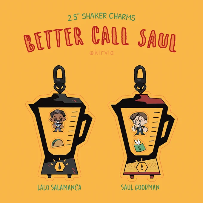 apologies for the late update, but I just added better call saul blenders and minecraft story mode charms to my 3tsy! 