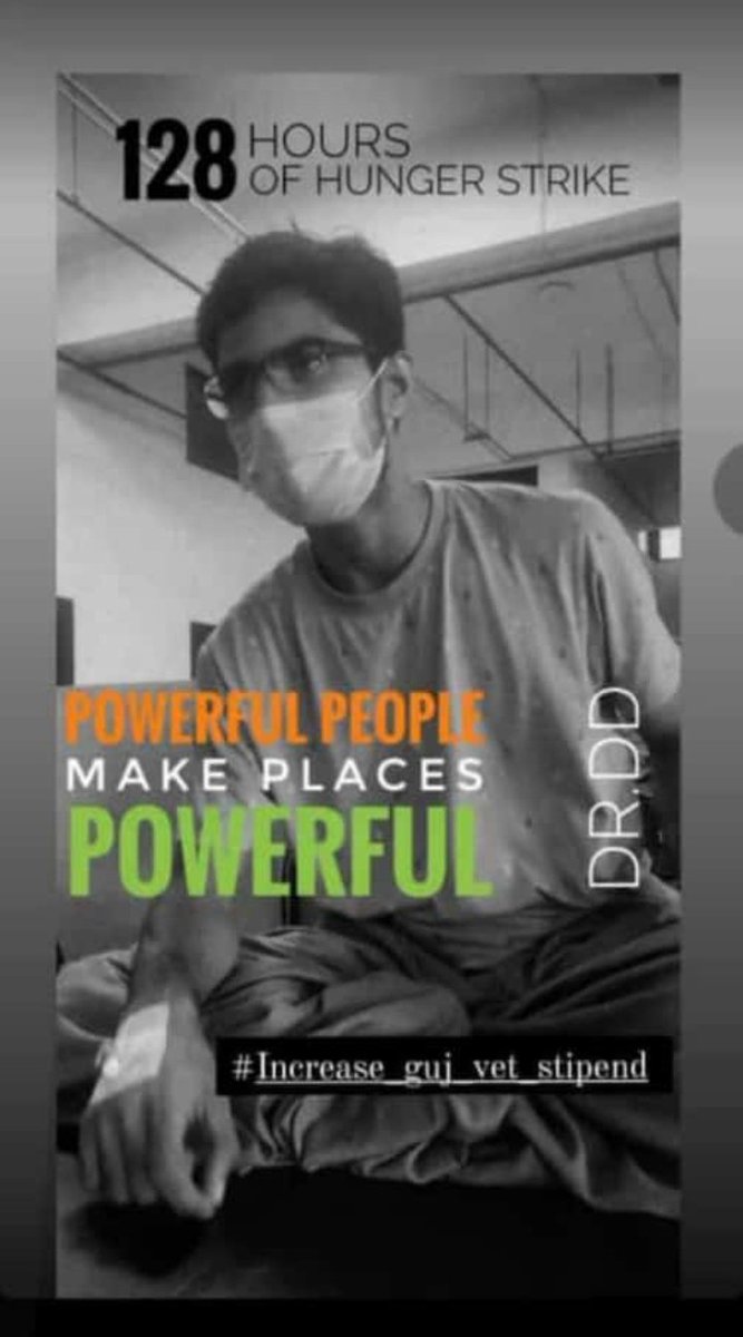 Govt sleeping peacefully while our hungry mates are on hunger strike. 
#Increase_Guj_Vet_Stipend 
#guj_veterinary_students_on_strike 
#guj_vet_union 
<a href="/AAPGujarat/">AAP Gujarat</a> <a href="/ArvindKejriwal/">Arvind Kejriwal</a>
<a href="/Gopal_Italia/">Gopal Italia</a> @Isudan_Gadhvi
<a href="/CMOGuj/">CMO Gujarat</a> <a href="/RaghavjiPatel/">Raghavji Patel</a> <a href="/KanuDesai180/">Kanu Desai</a> <a href="/CRPaatil/">C R Paatil</a> <a href="/ndtv/">NDTV</a> <a href="/tv9gujarati/">Tv9 Gujarati</a>