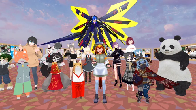 今日のラマ部!8か月ぶりにtayaさんがラマ参戦!アフターではvketへ!#questラジオ体操部 #questマッチョ部 