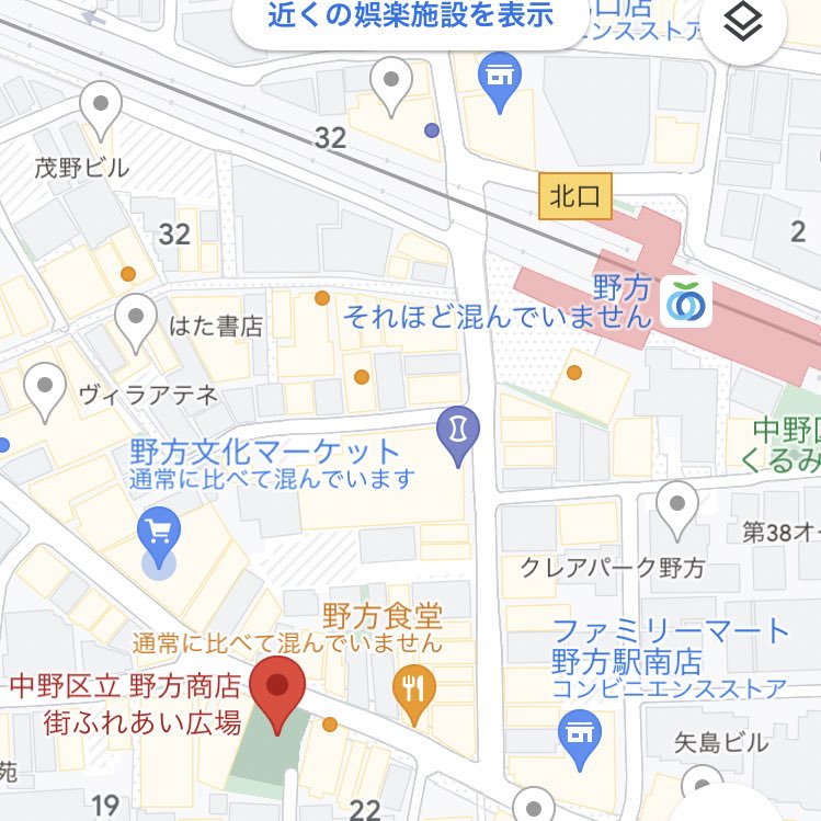 To_Sp_Ch_Fe's tweet image. TSC野方会場は、

「野方商店街ふれあい広場」です。
西武新宿駅野方駅、南口より
徒歩2分の場所です🎤