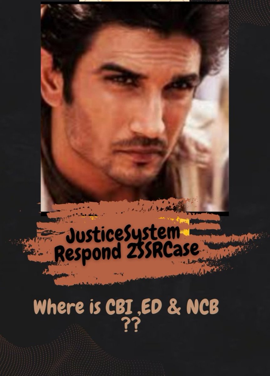 AviiKumarSingh1's tweet photo. JUSTICE FOR SSR
JusticeSystem Respond 2SSRCase https://t.co/XrOMyA94Ox