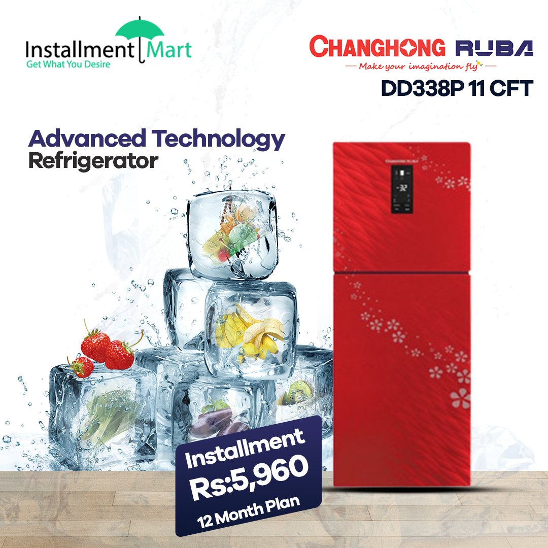 instalmentmart's tweet photo. #Buy #New #CHANGHONG #RUBA-DD338P 11 CFT #Refrigerator #easy #affordable #monthly #installment #InstallmentMart
#Get #What #You #Desire
website:
https://t.co/2EfwNMiARo
App:
https://t.co/ysvR4NW4MI
For ios:
https://t.co/6T7YhfRkJR
Contact us: 0321-7171727, 0300-8339996 https://t.co/AxxE07qUgy