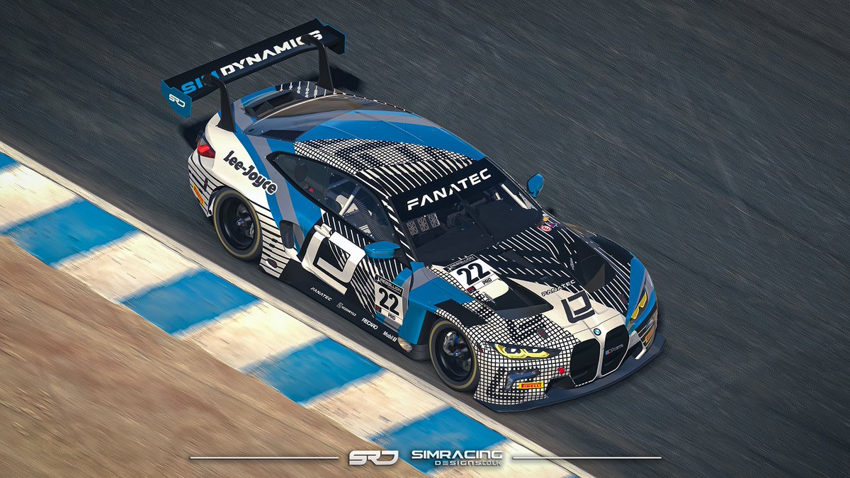 Another Livery completed for a happy customer

Continuing the design from previous cars onto the BMW M4 GT3

#simracingdesigns #srd #iRacing #simracing #VirtualPhotography #liverydesign #motorsportdesign