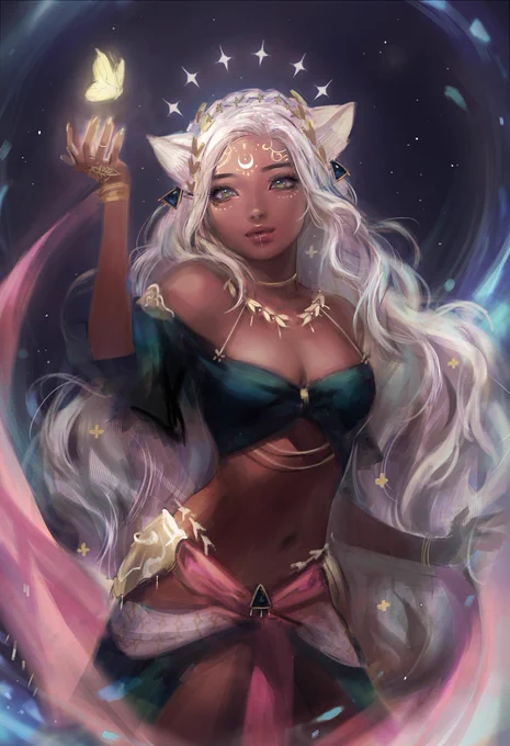 Calandra appreciation post for one of my fav girls she gets so less attention from me, I'm so sorry my dear child  (art by @/Leirixart &amp; @/cateille) 