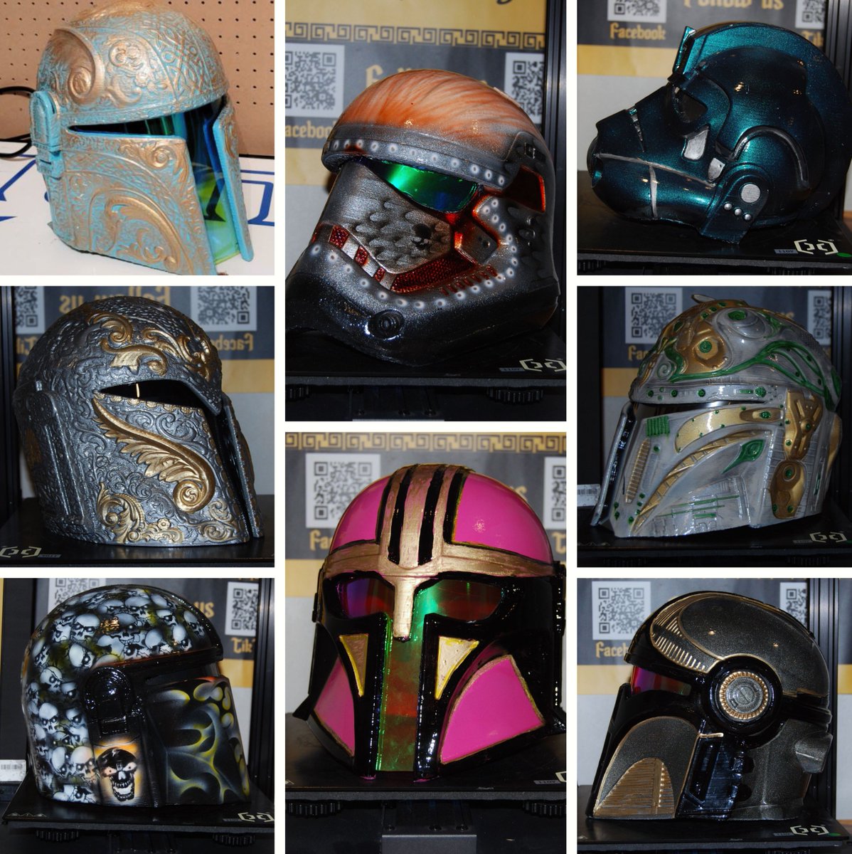 3DArtillery's tweet photo. Check out these amazing sets of 3D-printed helmets! 😝
Mindless Kreations is just so talented at making fabulous pattern designing on it!
Just enjoy yourself today.😇
.
.
.
#Artillery3D #3dprinting #3dprinter #3dprinterworld #3dmaker #artillerysidewinderX2 #3dhelmet #3dcosplay https://t.co/2EgryNMzJJ
