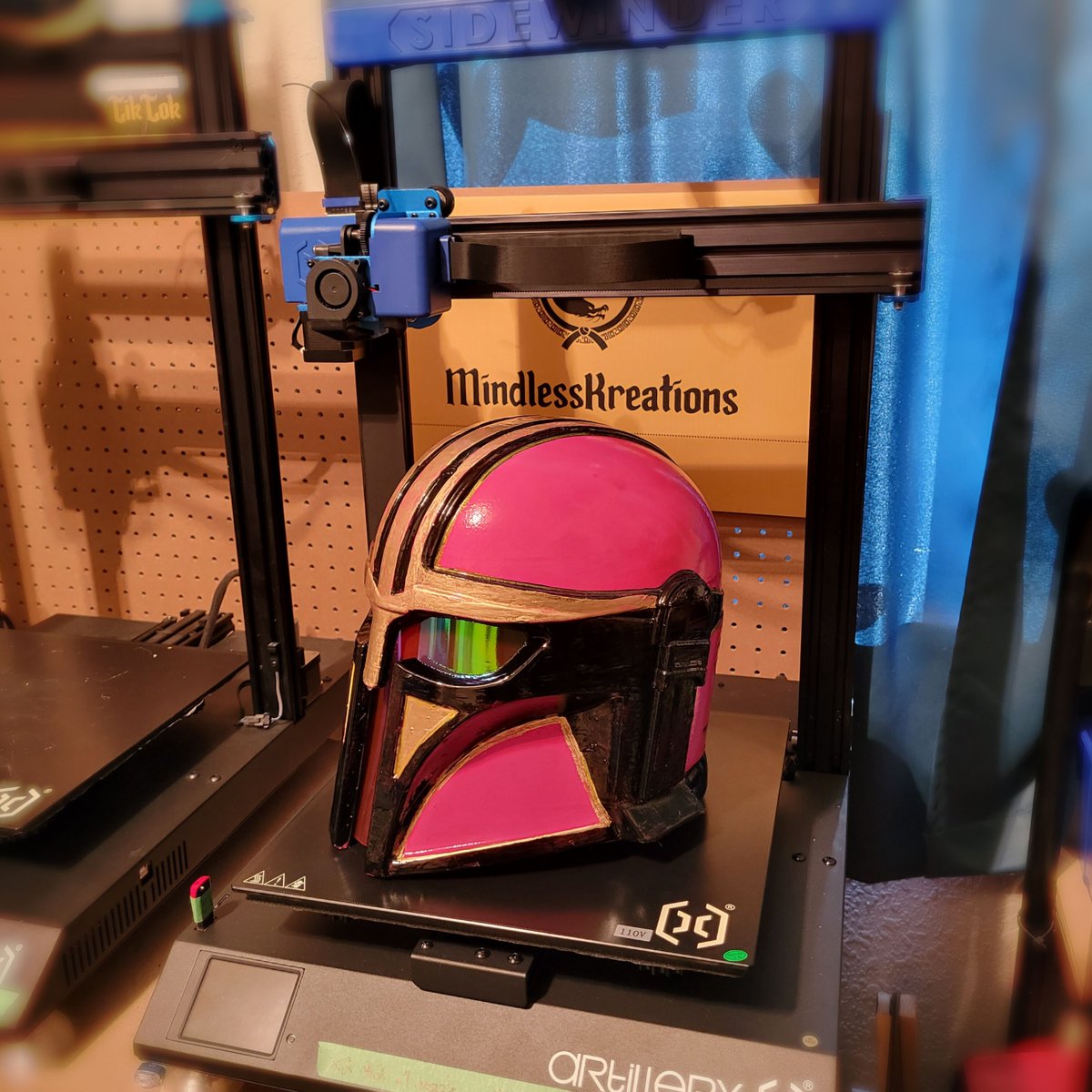 3DArtillery's tweet photo. Check out these amazing sets of 3D-printed helmets! 😝
Mindless Kreations is just so talented at making fabulous pattern designing on it!
Just enjoy yourself today.😇
.
.
.
#Artillery3D #3dprinting #3dprinter #3dprinterworld #3dmaker #artillerysidewinderX2 #3dhelmet #3dcosplay https://t.co/2EgryNMzJJ