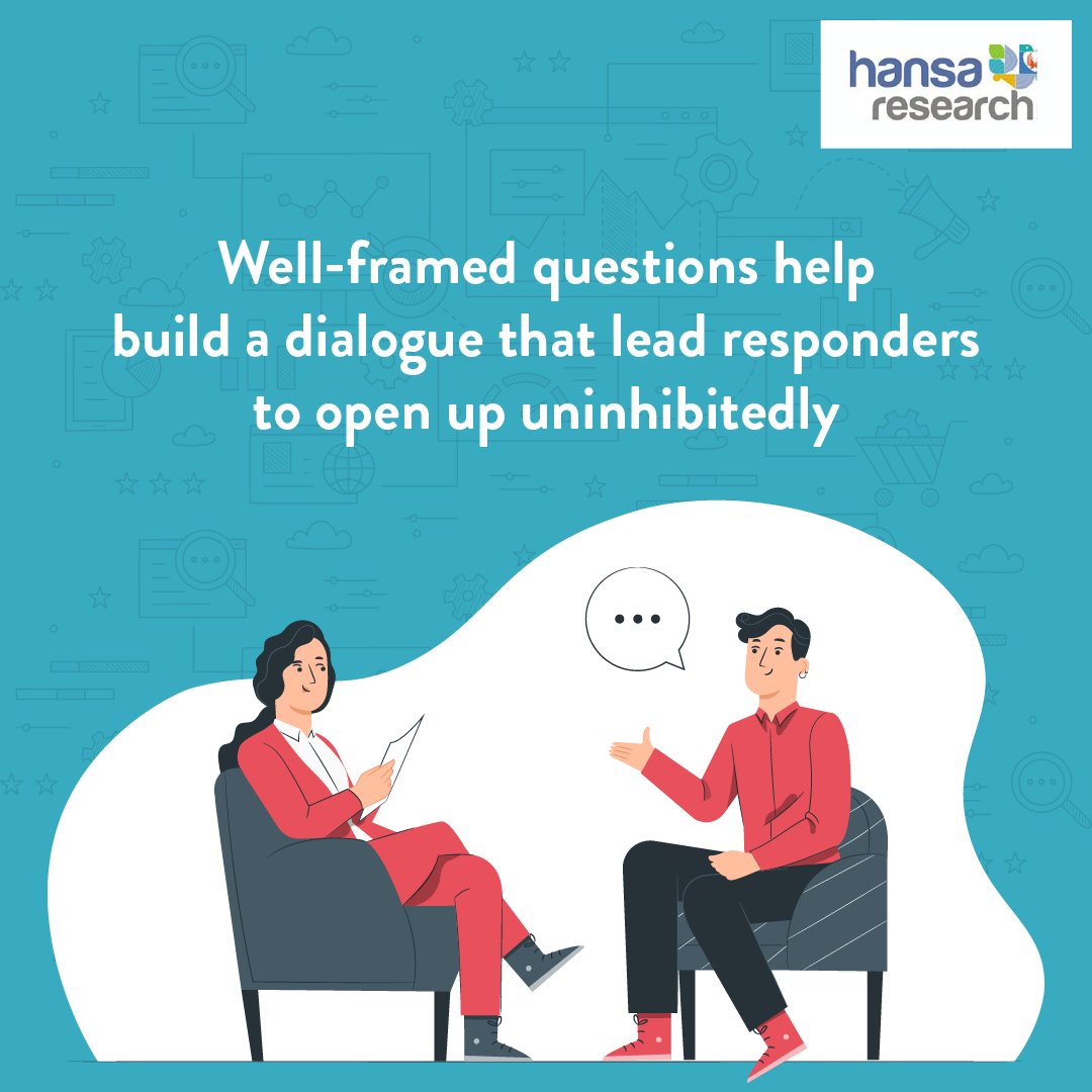 Hansa_Research's tweet photo. Asking the right questions is the back-bone of good research. At Hansa Research, we focus on asking the right questions, in order get the answers that unpack meaningful insights from consumers.
#HansaResearch #ConsumerInsights #GoodResearch #AskRightQuestions https://t.co/u7lasb4Z28
