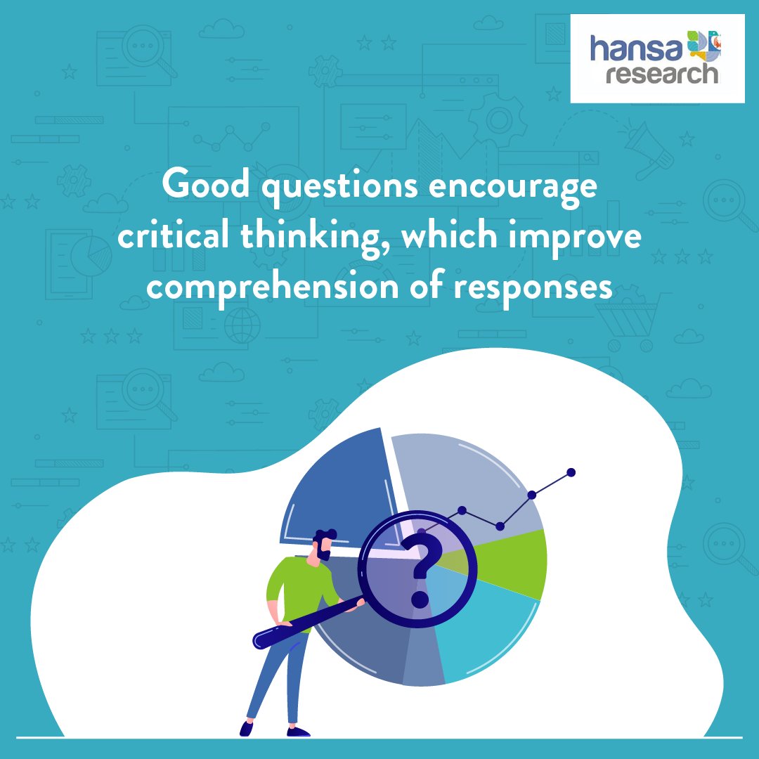 Hansa_Research's tweet photo. Asking the right questions is the back-bone of good research. At Hansa Research, we focus on asking the right questions, in order get the answers that unpack meaningful insights from consumers.
#HansaResearch #ConsumerInsights #GoodResearch #AskRightQuestions https://t.co/u7lasb4Z28