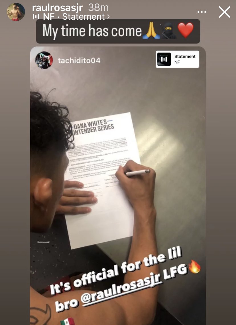 AlexBehunin's tweet photo. Holy shit.
17-year-old Raul Rosas Jr. is getting a shot on DWCS. https://t.co/CYME24btHe