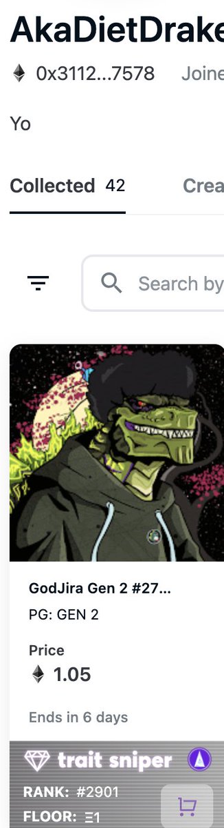Degen4lifeth's tweet photo. @AkaDietDrake @JabaNFT @supremesavage99 @Sherlholmes_NFT @shanicucic96 what happen with your super bullish  jwira mate?🤣 , thanks for giving me your eth in advance :D https://t.co/xlZJOA2too