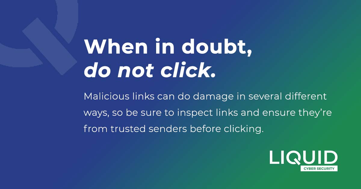 LiquidInTechKe's tweet photo. We all get emails from scammers trying to steal passwords and other sensitive data. If you receive a suspicious email with a link and you don't know the sender, don't click.​

#Staysecure🔒 #LiquidCybersecurity #TechTipTuesday https://t.co/sA2pr0GJQf