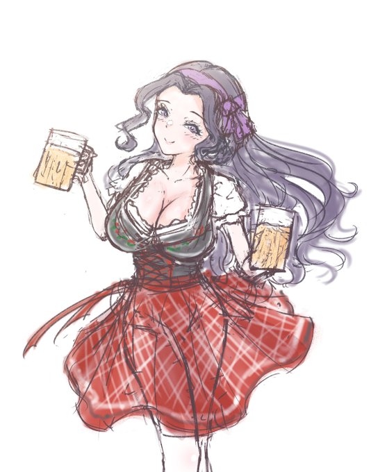 っぺぇがディアンドル着てビール持ってきてくれるってほんとぉ? 