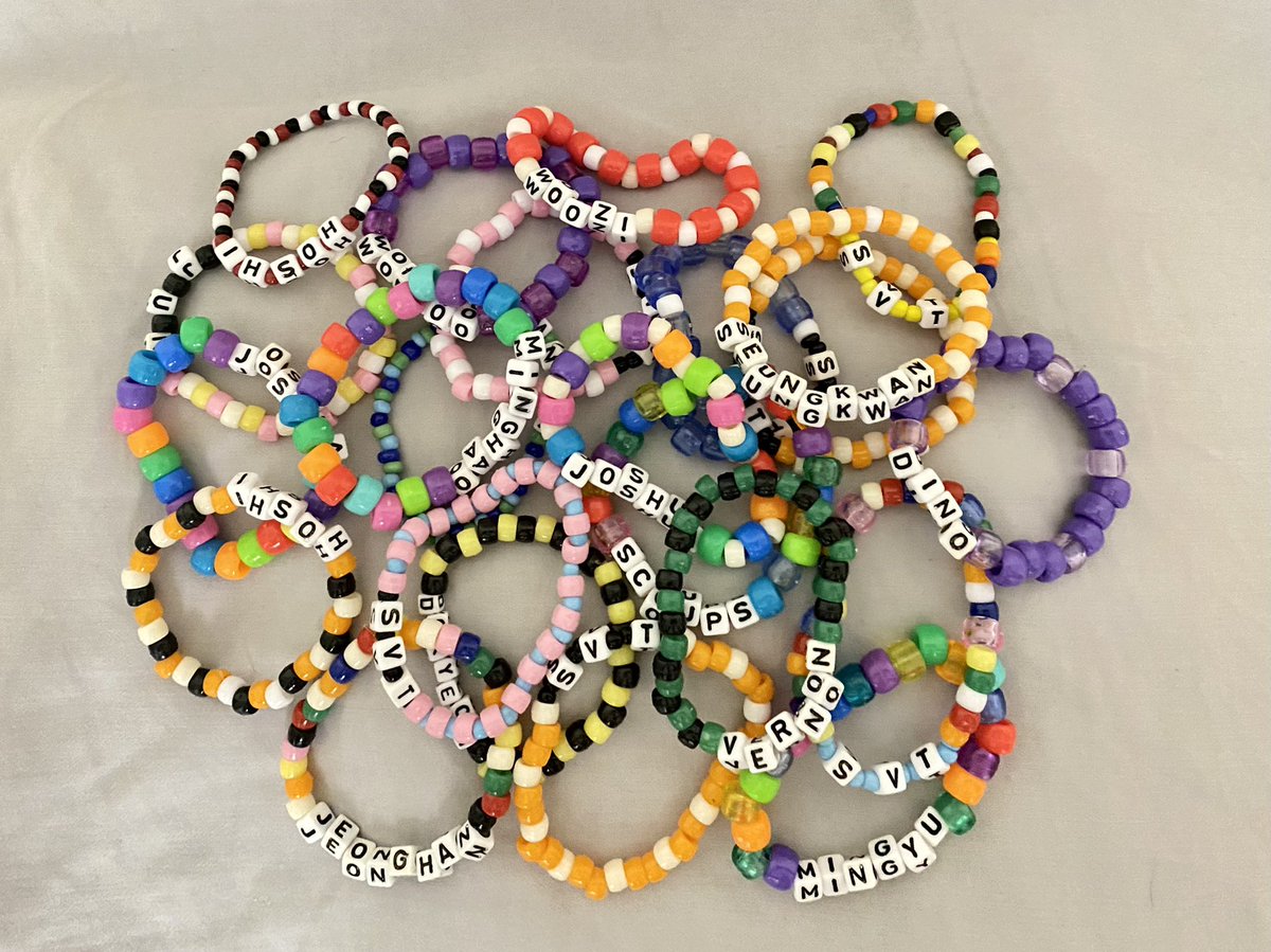 exo_musee's tweet photo. 💎SVT Beaded Bracelet Freebies💎 

•8/17 LA stop
•first come, first serve 
•open to trade freebies (pls dm)
•will post location and outfit on the day of
•must be wearing mask 😷 

Please RT

#SEVENTEEN  #BeTheSunInLA #SEVENTEENinLA https://t.co/KROdJ6JeBI