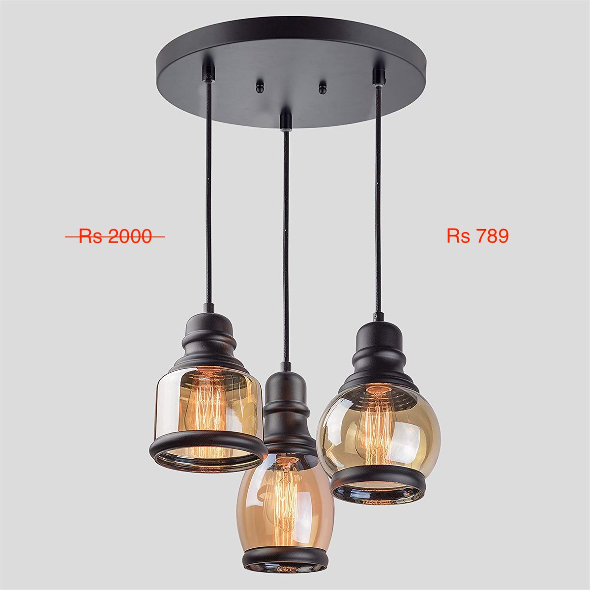MindYourDeal's tweet photo. Ultimate E27 30-Watts 3 Bulb Round Ultimate Style Pendant Lamp at 61% off
Amazon- https://t.co/p0zAxrZiZH
#amazongadgets #homedecor #housedecor #roomdecor #luxuary #like #follow #discount #sale #offer #dealoftheday #followfordeals #amazondeals #shopping #instashop https://t.co/IXPrlDR0te