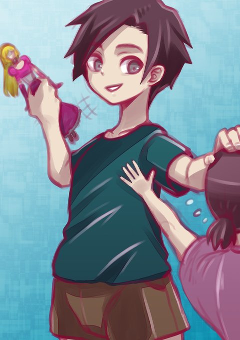 [R-18] 【夏ホラー】呪い人形のドレス【憑依モノ】 #強制装着 #長手袋 #呪い装備 #乗っ取り #オリジナル #ドレス #呪い  