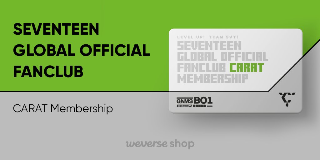 New concept: GAM3 BO1 🎮 Join #SEVENTEEN OFFICIAL FANCLUB CARAT