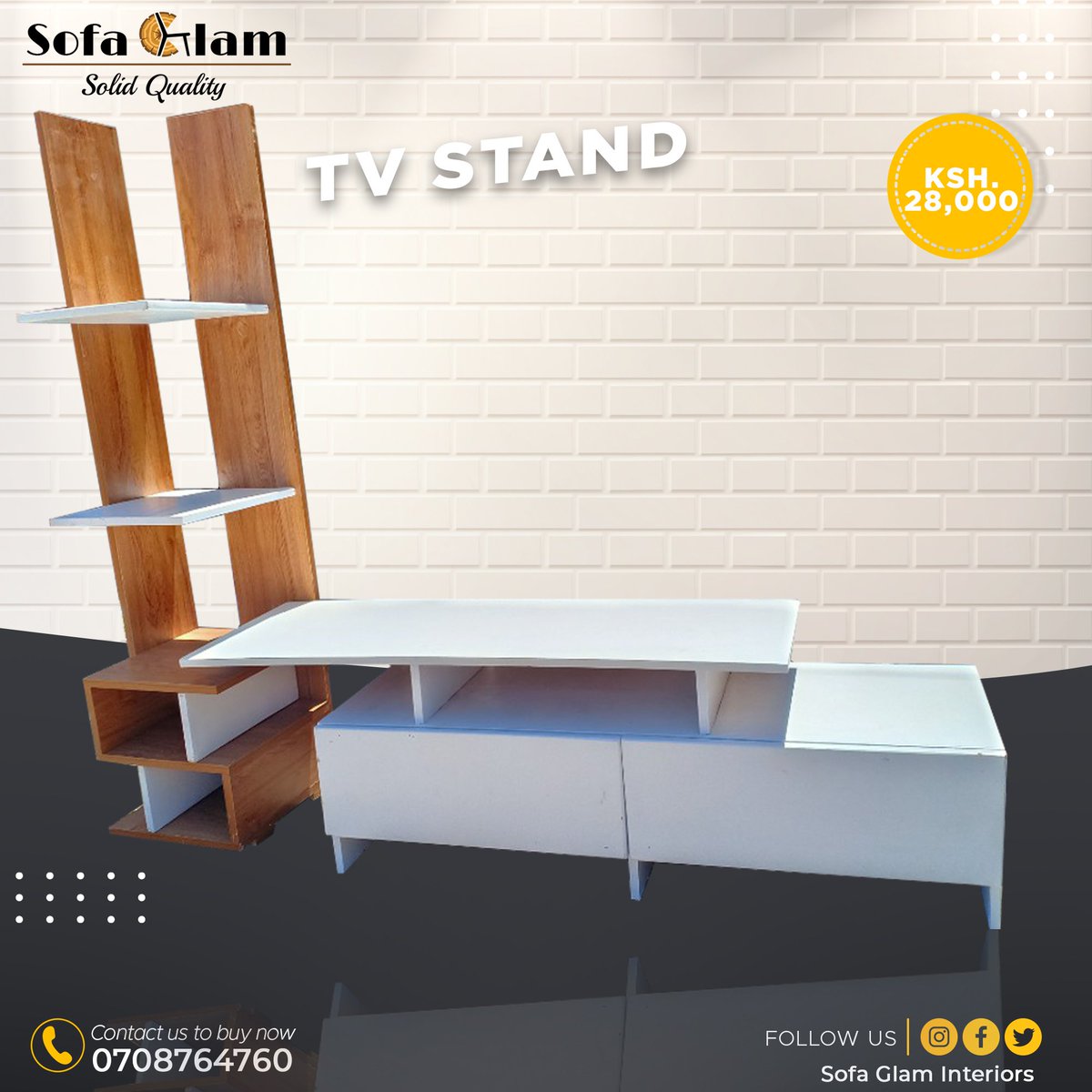 SofaGlam's tweet photo. A masterpiece of a TV Stand...
Order one from us today.
#Sofaglaminteriors Nairobi CBD Kibicho Kalonzo Musyoka Mombasa Supreme Court Juliana Cherera Kileleshwa Mathematics Ledama #RailaOdinga https://t.co/jxckAmAZXF