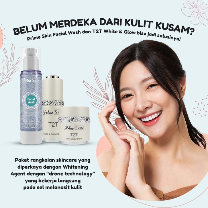 gudangHWI's tweet photo. Belum merdeka dari kulit kusam? Primeskin Facial Wash dan T2T White &amp; Glow bisa jadi solusinya https://t.co/QnyjSmycGQ