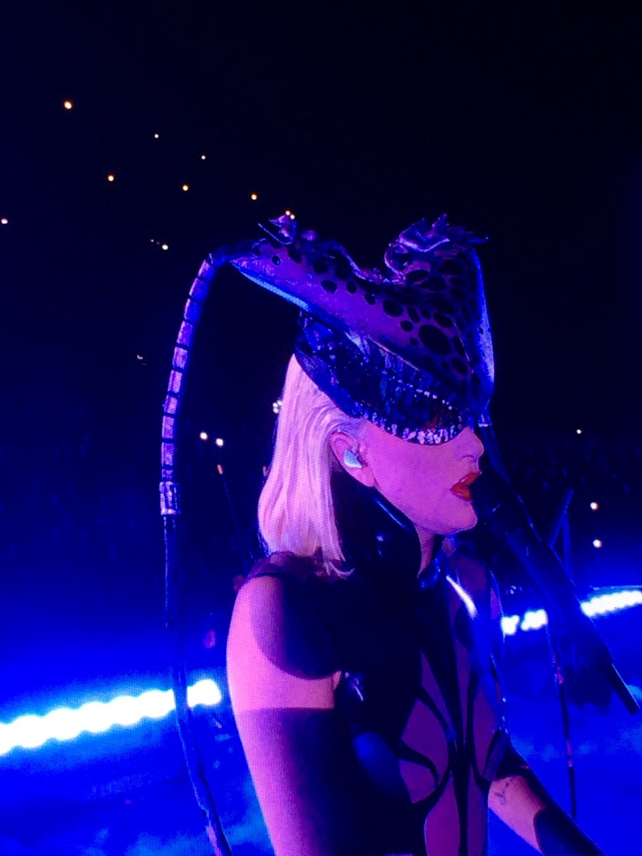 PopFanAmber's tweet photo. @ladygaga I recognize some #hauslabs #liplaquer 💋 #ChromaticaBallChicago https://t.co/ixLDESRuti