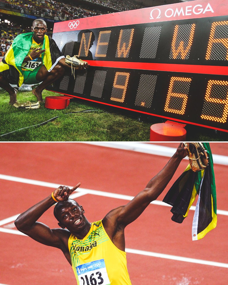 14 years ago today, the world was introduced to <a href="/usainbolt/">Usain St. Leo Bolt</a> at the Beijing Olympics ⚡