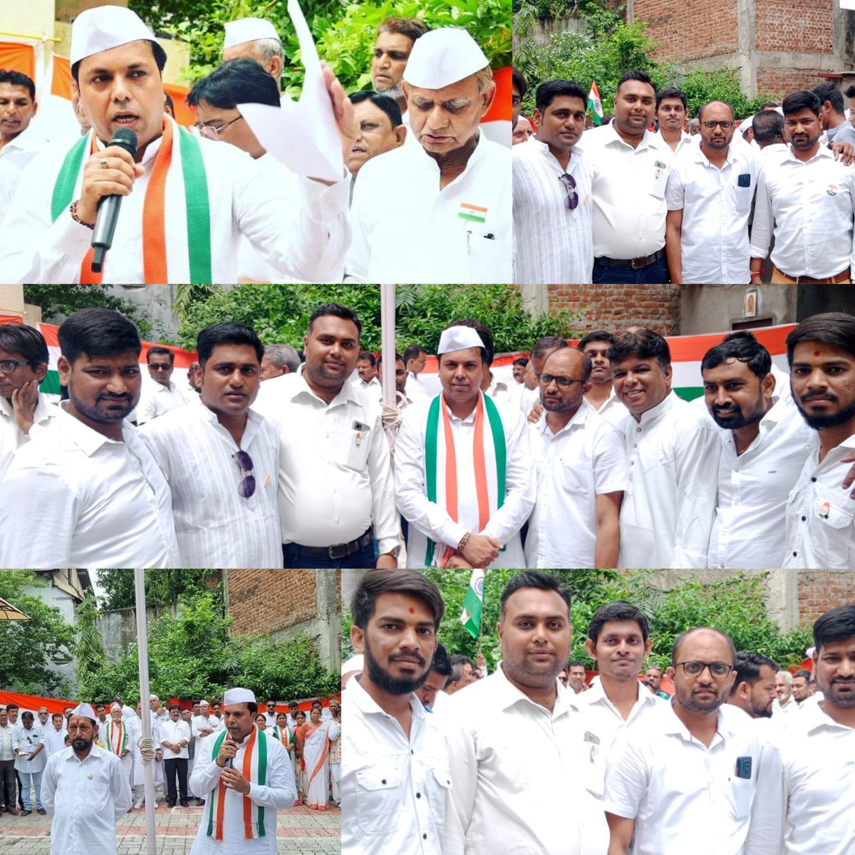 INCCRPatil's tweet photo. Independence Day Celebration

વડોદરા શહેર કોંગ્રેસ ઓફિસ ખાતે શહેર કોંગ્રેસ પ્રમુખ ઋત્વિજ જોષી દ્વારા ધ્વજારોહણ કરવામાં આવ્યું...

વોર્ડ ૧૮ કૉંગ્રેસ સમિતીના મિત્રો ઉપસ્થિત રહ્યા..🇮🇳જય હિન્દ🇮🇳 https://t.co/YDANRudbsJ