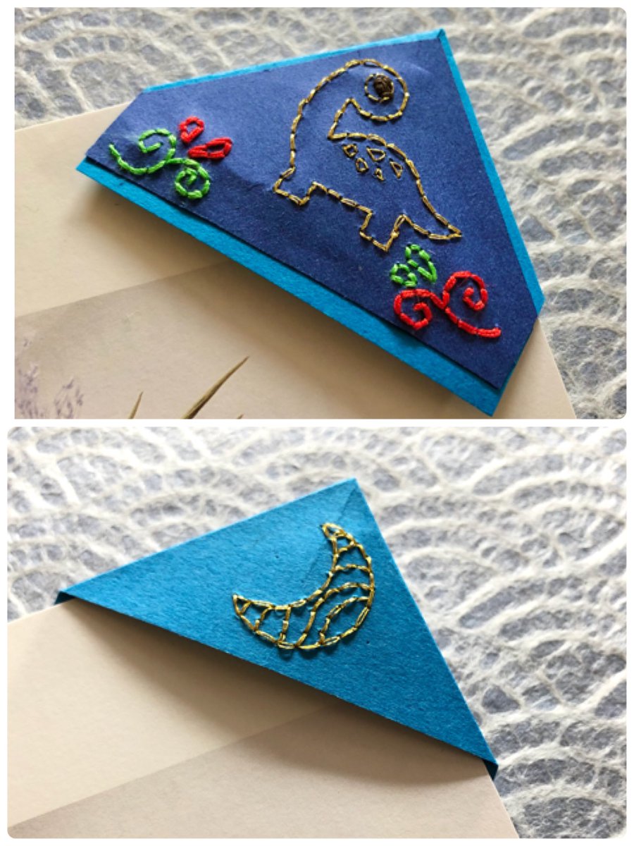 petitai1313's tweet photo. 試作ですが。。。
紙刺繍のブックマークです🔖
試行錯誤しながら作っているので、両面で4時間😳😳😳
でも、サイズから模様が決まっていればそんなにかからないと思う
新作で出したいなーーー
#紙刺繍 #paperembroidery https://t.co/xHoUmNDu8y