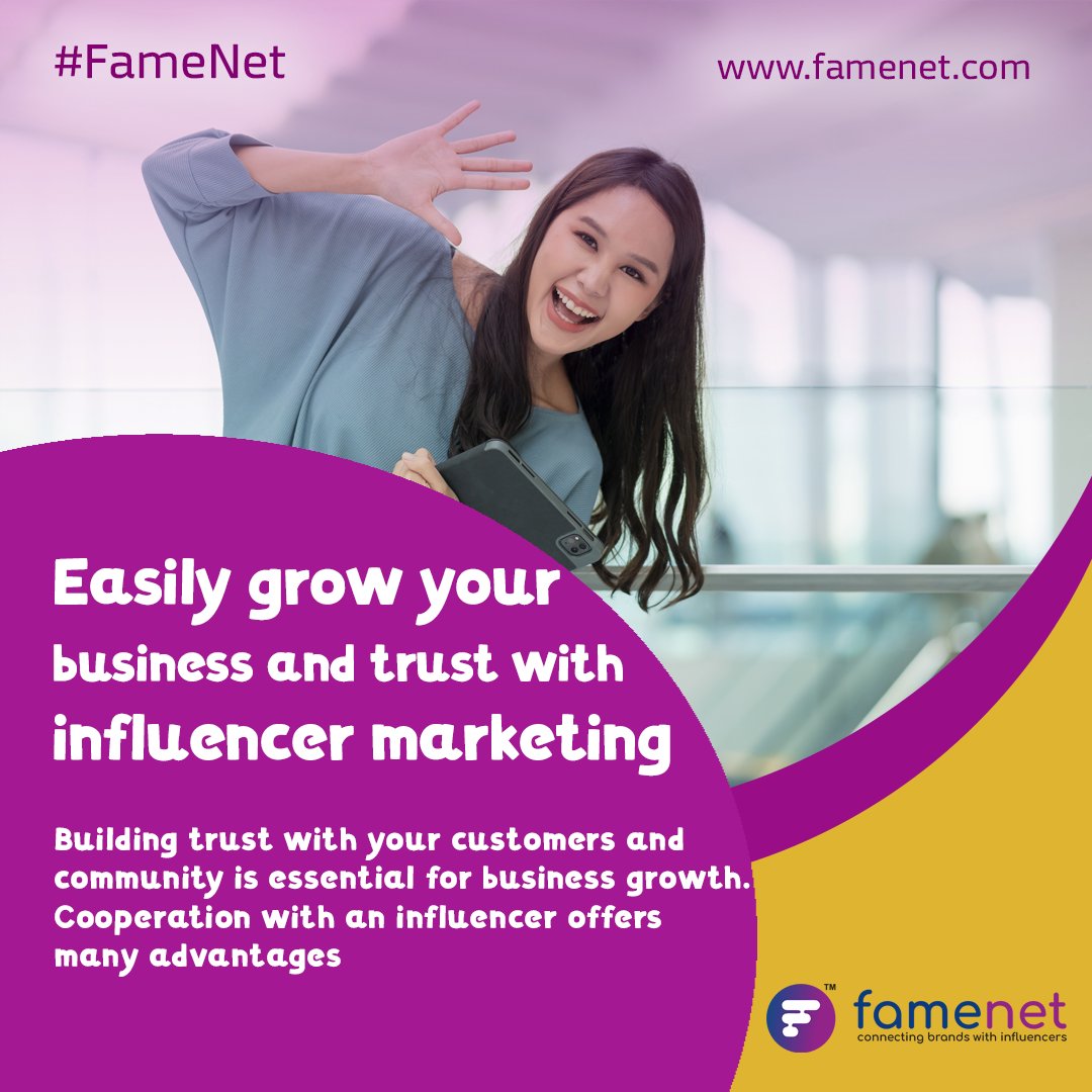 FameInfinity_'s tweet photo. Easily grow your business and trust with influencer marketing
Building trust with your customers and community is essential for business growth. Click here to meet your influencer who can understand you: https://t.co/iPcRQSPWBQ https://t.co/kWCTEzgvsT