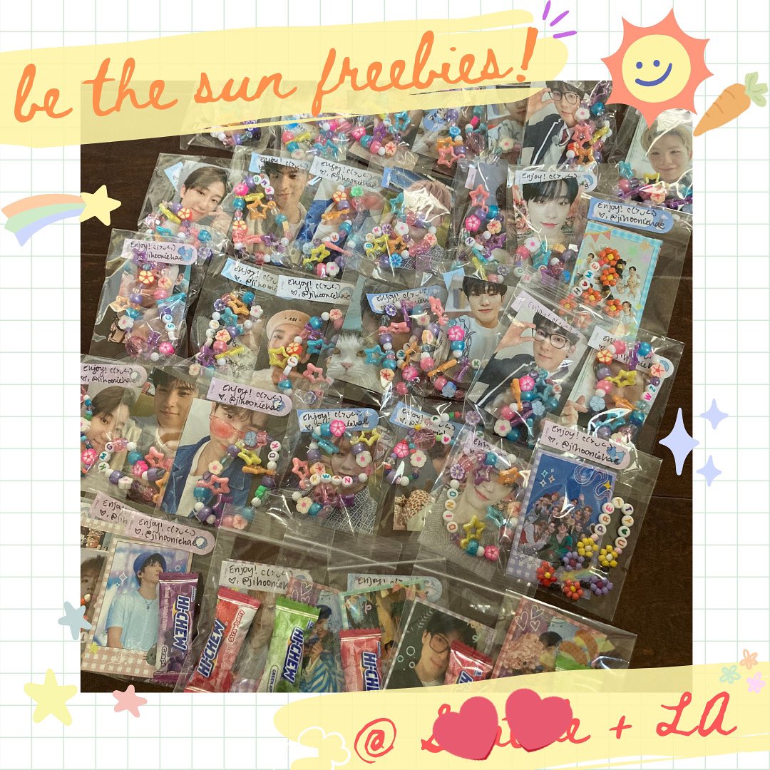 jihooniehae's tweet photo. carats!! 😆 I totally forgot to tweet this back when I went to BeTS Seattle, but I’ll also be giving out freebies at Be the Sun LA!! if you see me and my friends with our posters come say hi! 🫶🏻 #SEVENTEENinLA #BeTheSun #SEVENTEEN https://t.co/bxXsgBsbkJ