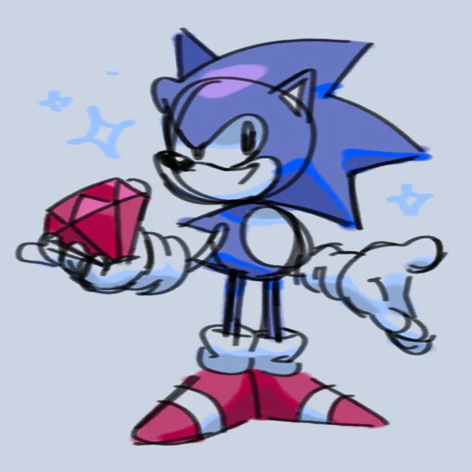 sonic practice cus i often wanna make sure i can still draw the guy 