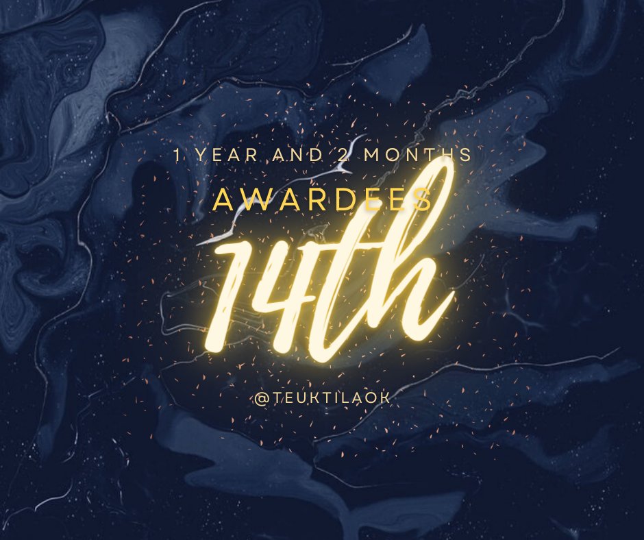 here are the awardees of <a href="/teuktilaok/">sol’s</a> 's 14th month! 

— check thread to see more.