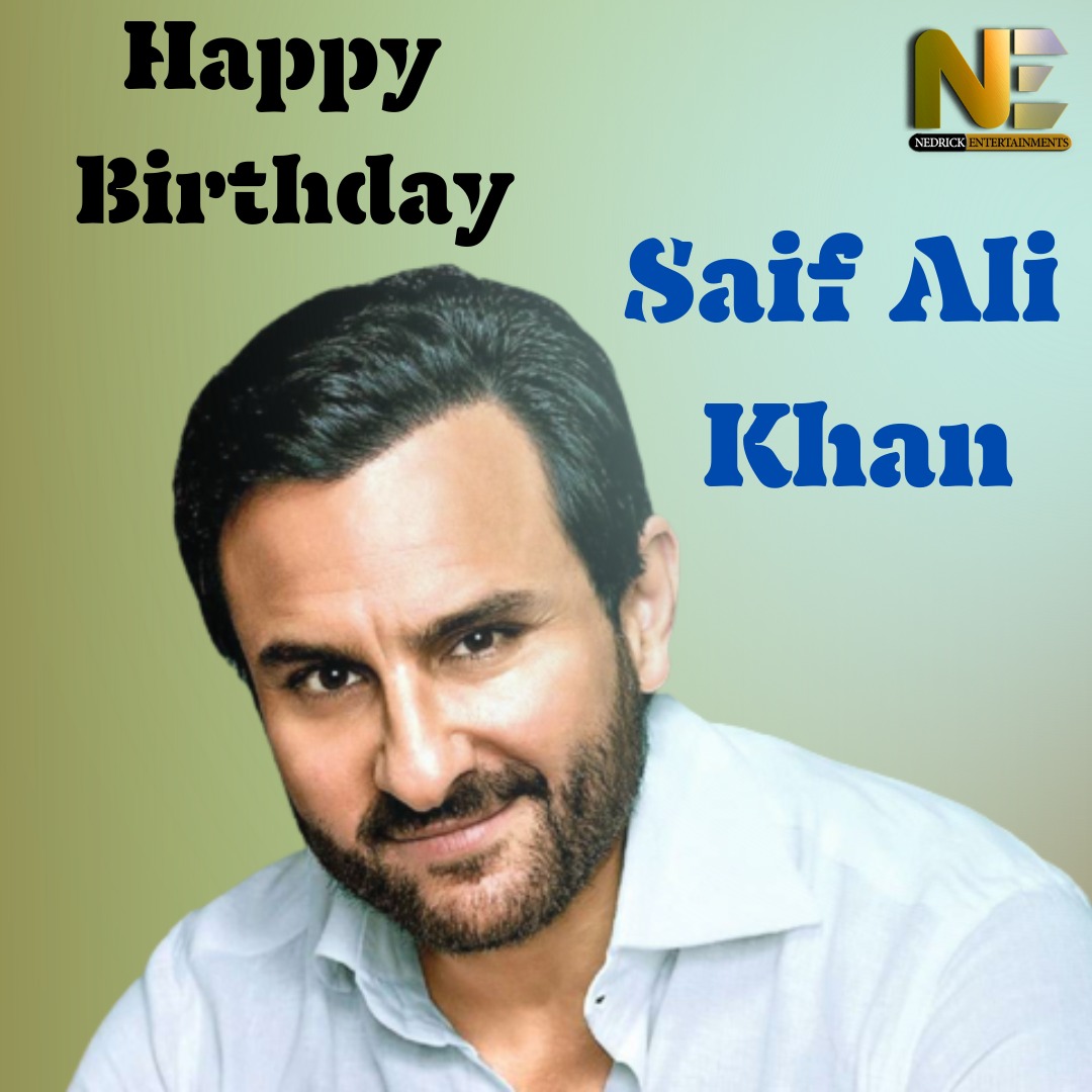 Wishing you a very Happy Birthday Saif Ali Khan!    