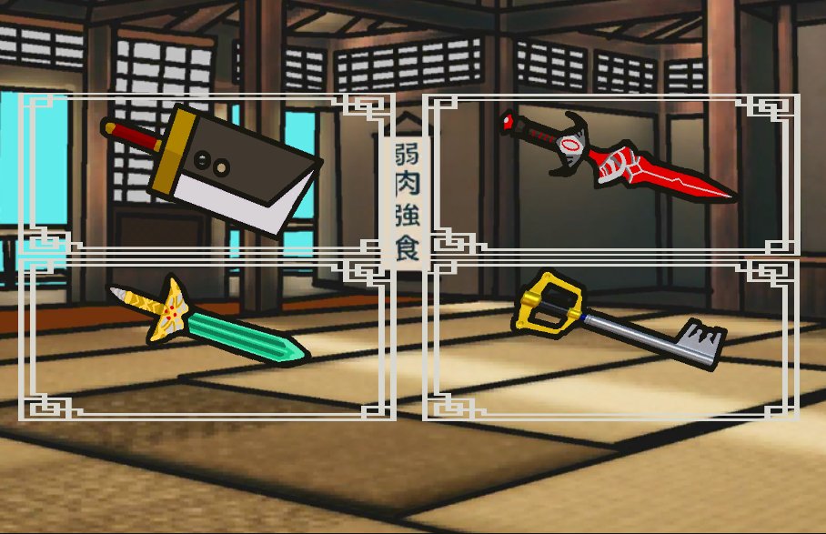 ultimate_pen's tweet photo. @SquareEnix Inspired Weapons in Flippin' Ninjas ! 
https://t.co/yh9ks3Y5AZ https://t.co/sb2RyK1ajw