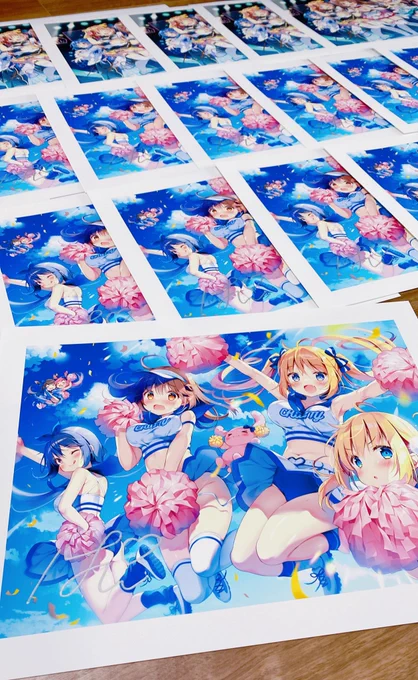 修羅場でためちゃってたサイン入れたくさんしました! 