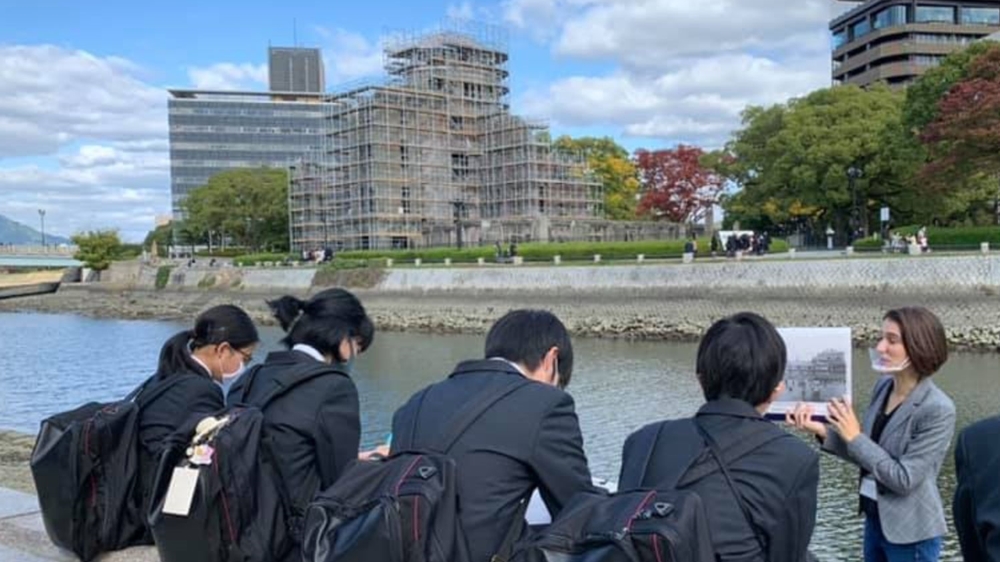 japan's tweet photo. #MeetTheChangemakers: Mary Popeo's trips to #Hiroshima while in college inspired her to move there and co-found Peace Culture Village to foster the next generation of peace leaders. She trains guides, leads tours, and strives for peace.
https://t.co/88S8GjBg6N
#LandOfDiversity https://t.co/bd5xyWVKKp