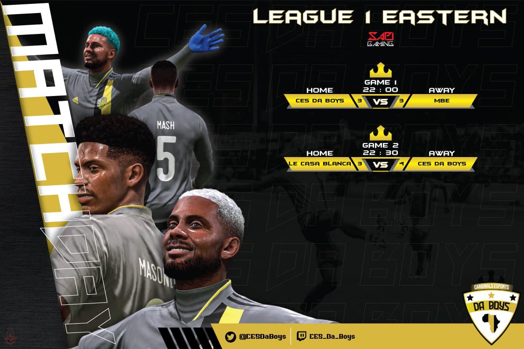 It was a high scoring opening day in the league, definitely not a bad start to what promises to be an exciting season! CES Da Boys goes marching on!🔥😤