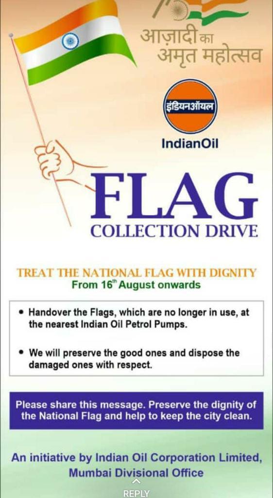 PIBBhopal's tweet photo. #FlagCollectionDrive https://t.co/Uuu4RGMpks