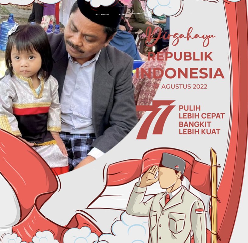 harbiadi_ode's tweet photo. DIRGAHAYU INDONESIA KE-77 https://t.co/nvTbAwXMgk