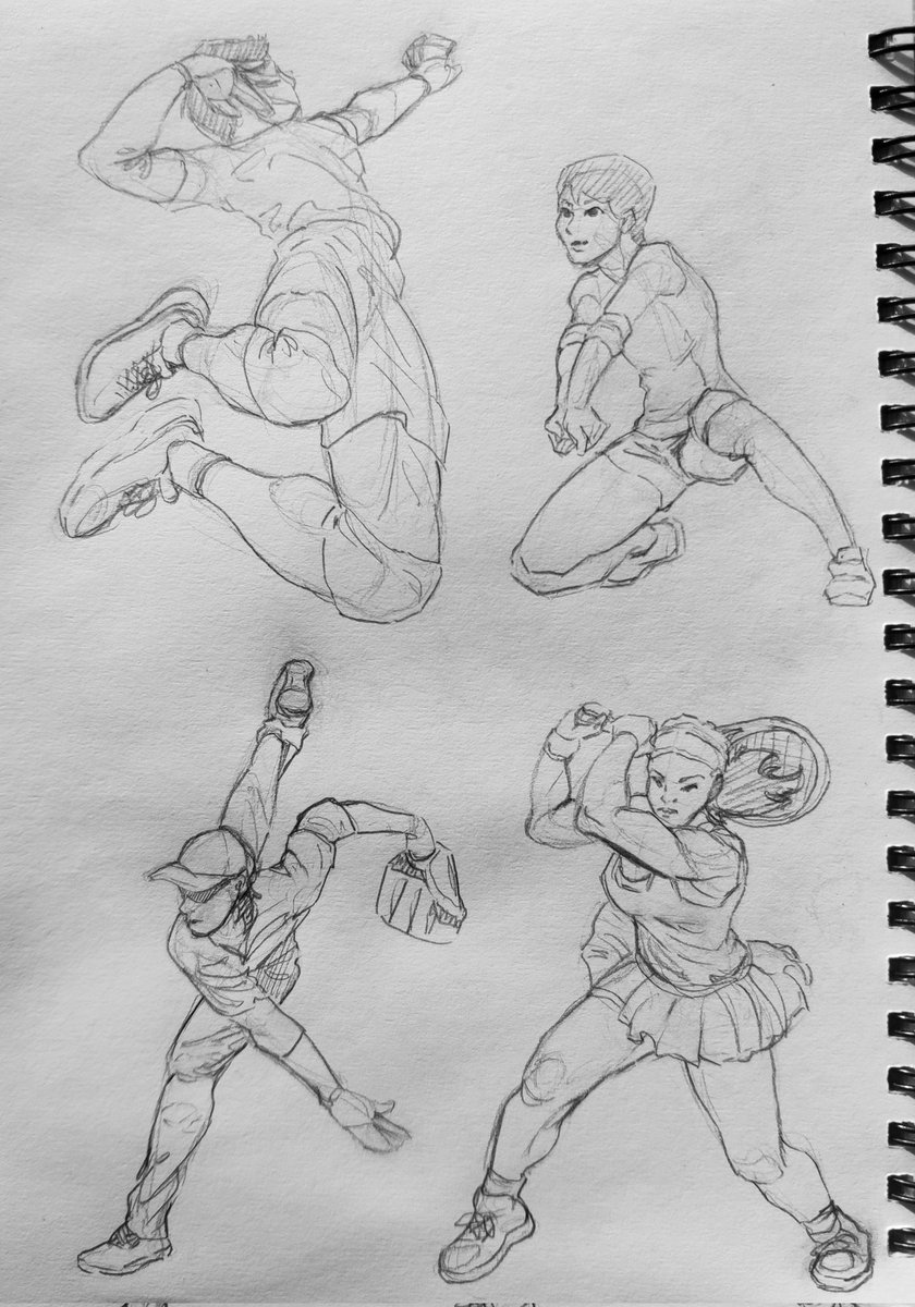 Day 4 sketches sports edition 