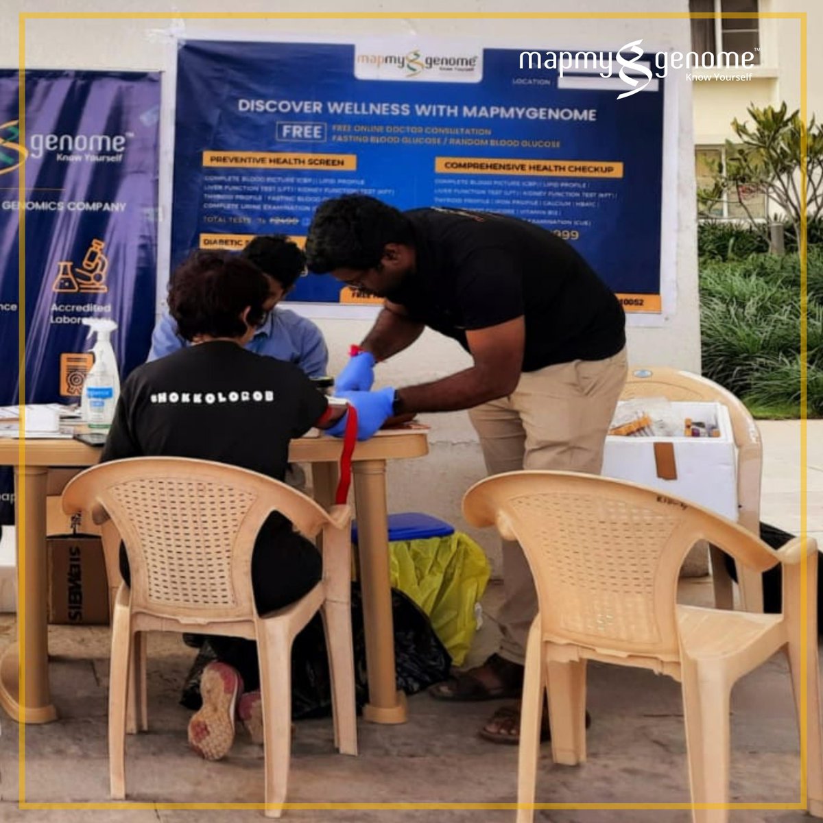 mapmygenome's tweet photo. 👉 Health camp organised by Mapmygenome at Rohan Iksha Apartments, Bengaluru, on August,13.
#healthcamp #diagnosticlab #dianostics #diagnostictests #bloodtests #bengaluru #diagnostictestings #healthcampaign #healthcare #bodycheckup #bengaluru #mapmygenome #knowyourself https://t.co/IcwGem6JQc